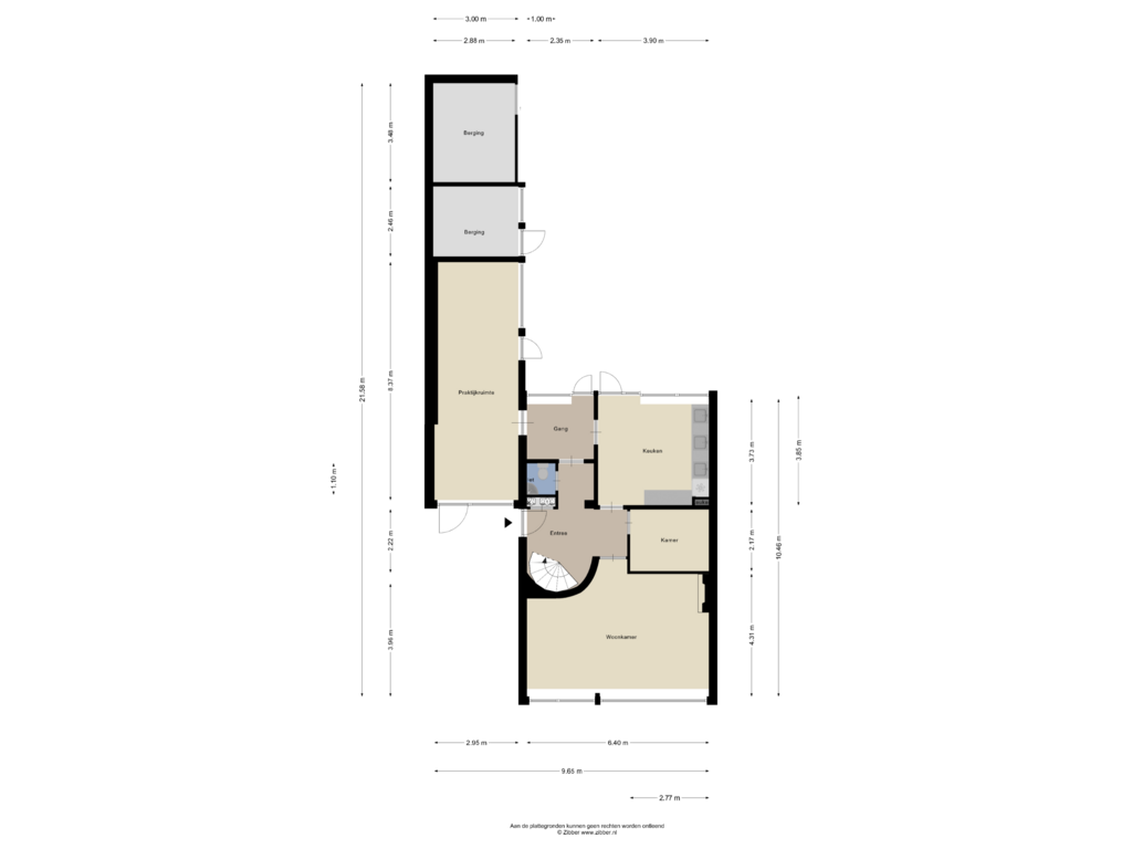 Bekijk plattegrond van Begane Grond van Orpheuslaan 21