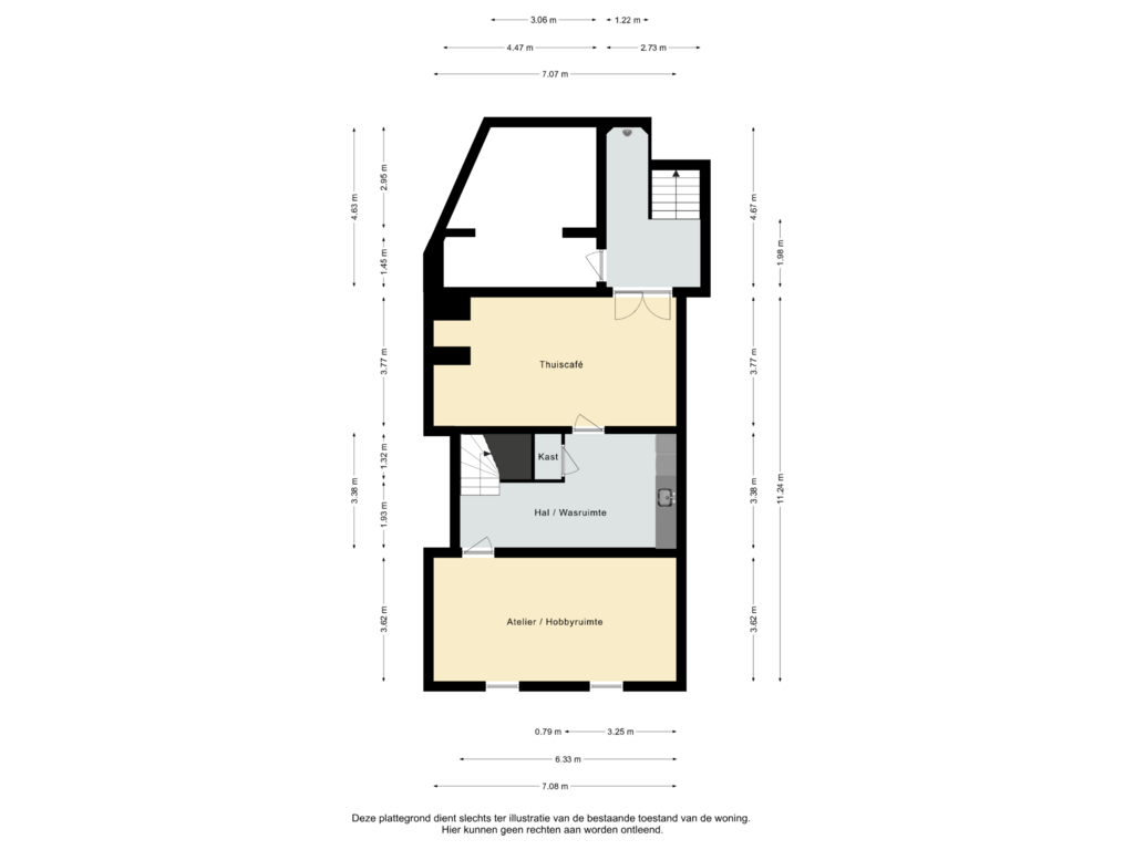 Bekijk plattegrond van Kelder van Spaubeekerstraat 70