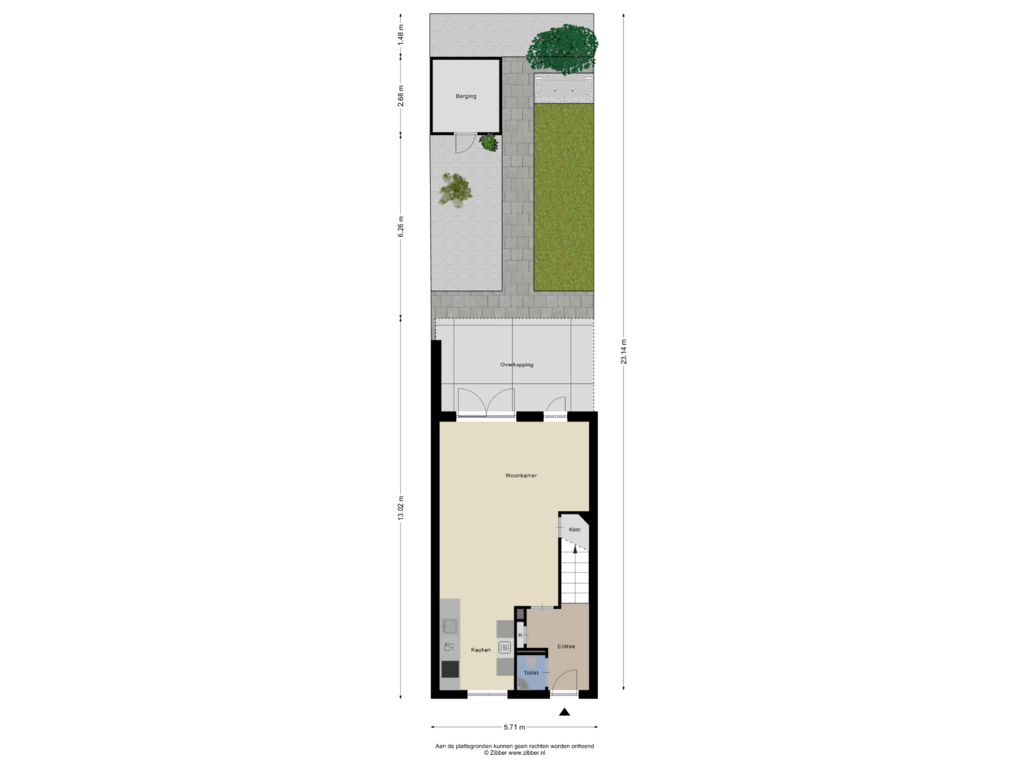 Bekijk plattegrond van Begane Grond _Tuin van Preiveld 18