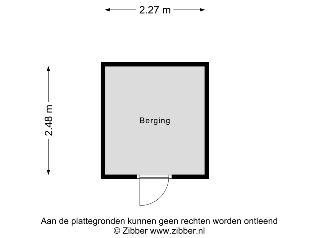 Bekijk plattegrond van Berging van Preiveld 18