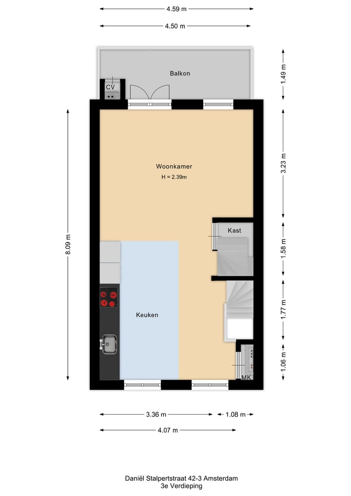 Photo 24 of Daniël Stalpertstraat 42-3