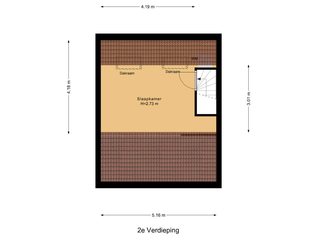 Bekijk plattegrond van 2e Verdieping van Greep 3