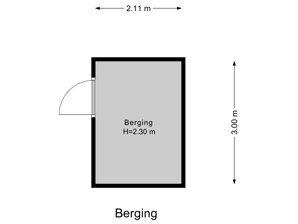 Bekijk plattegrond van Berging van Greep 3