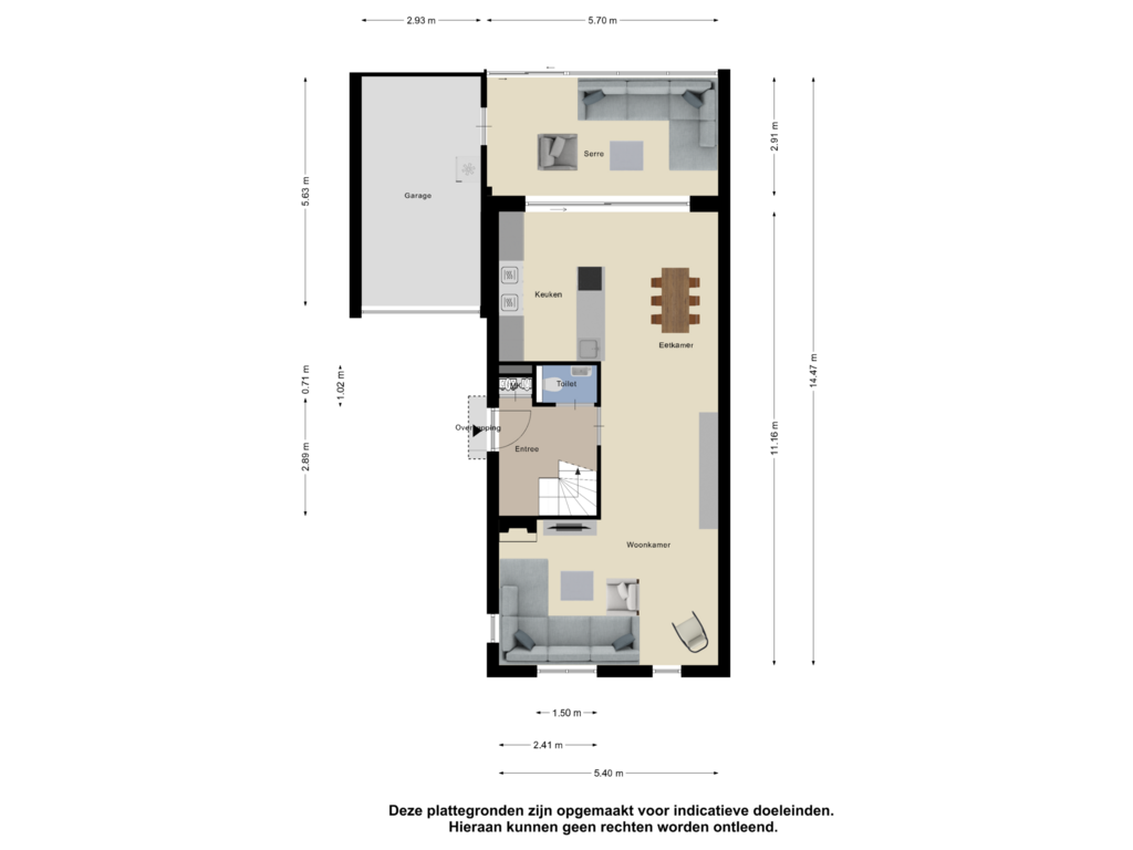 Bekijk plattegrond van Begane Grond van Vendelierstraat 9