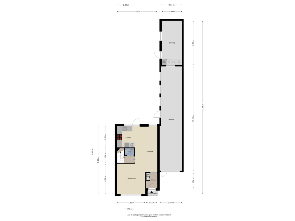 Bekijk plattegrond van Begane Grond van Bijsterveldenlaan 362