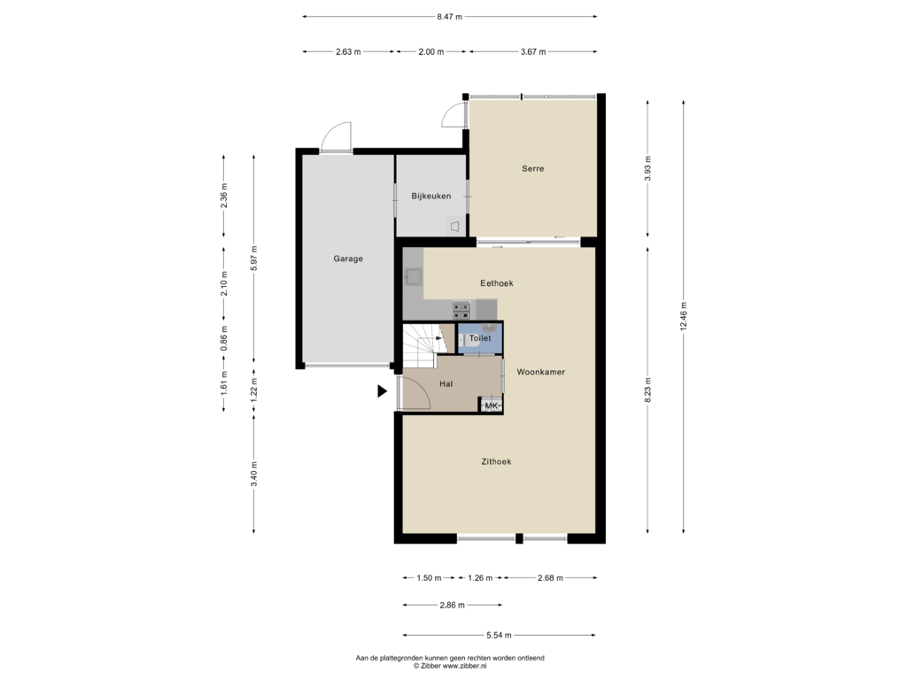 Bekijk plattegrond van Begane grond van Pastoor Weltersstraat 32