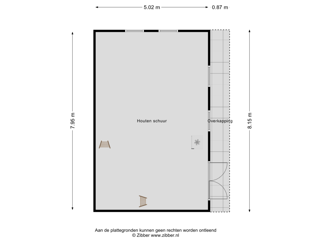 View floorplan of Garage of Mussenveld 128