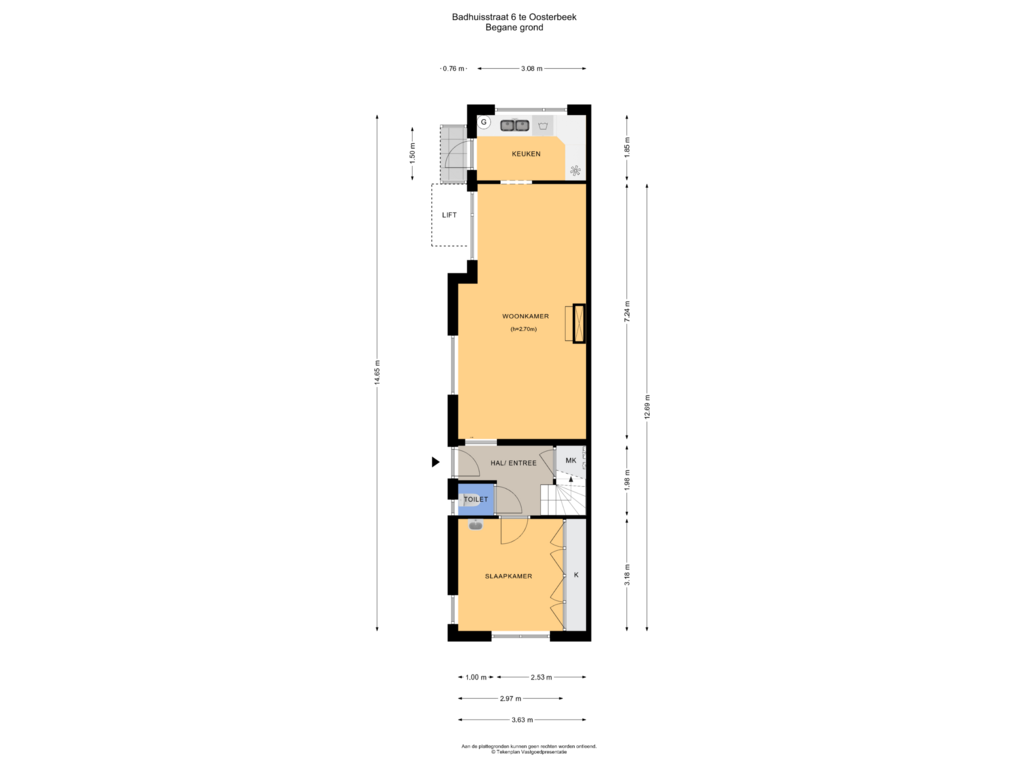 Bekijk plattegrond van Begane grond van Badhuisstraat 6