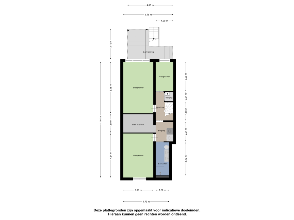 Bekijk plattegrond van Souterrain van Rotterdamsedijk 100-B