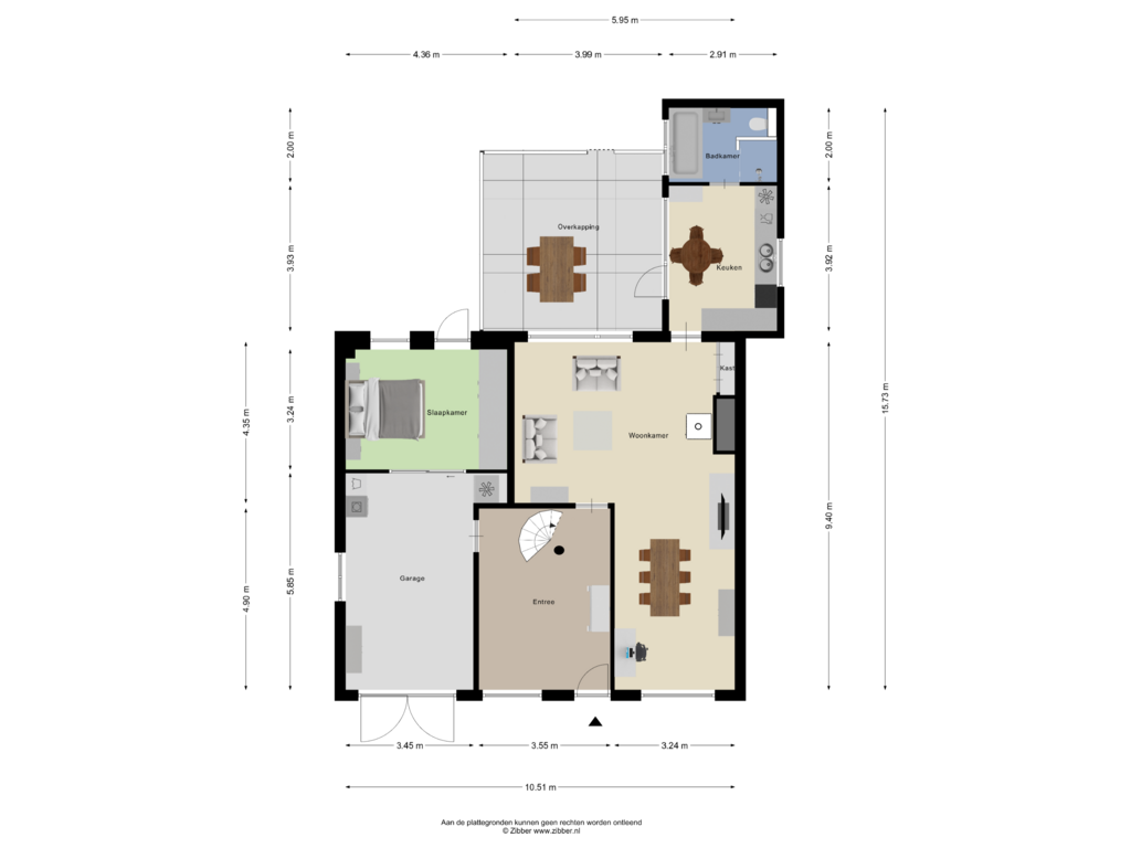 View floorplan of Begane Grond of Steenbergseweg 59