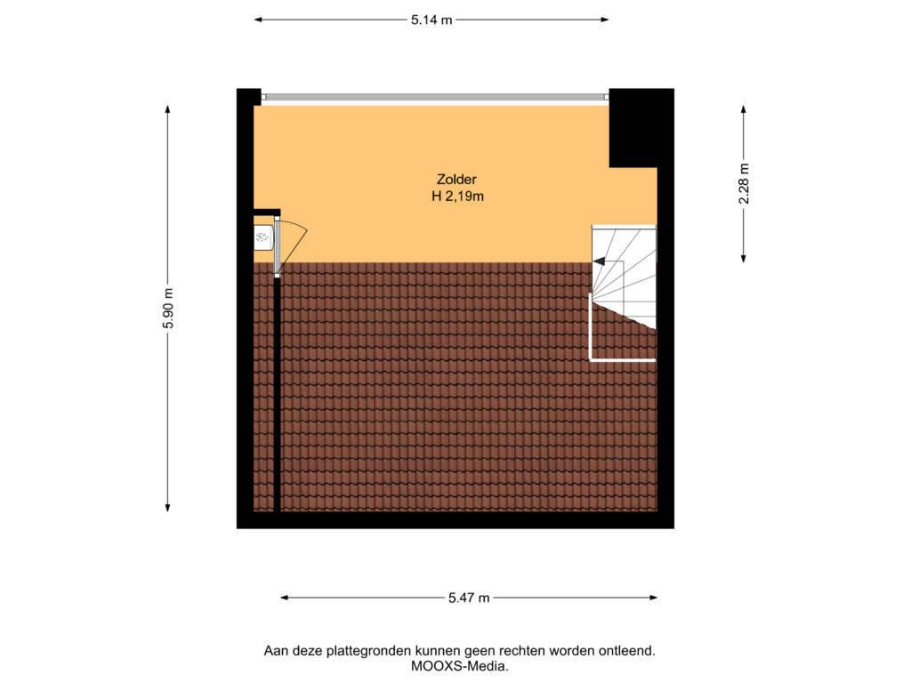 Bekijk plattegrond van Zolder van Irenestraat 46