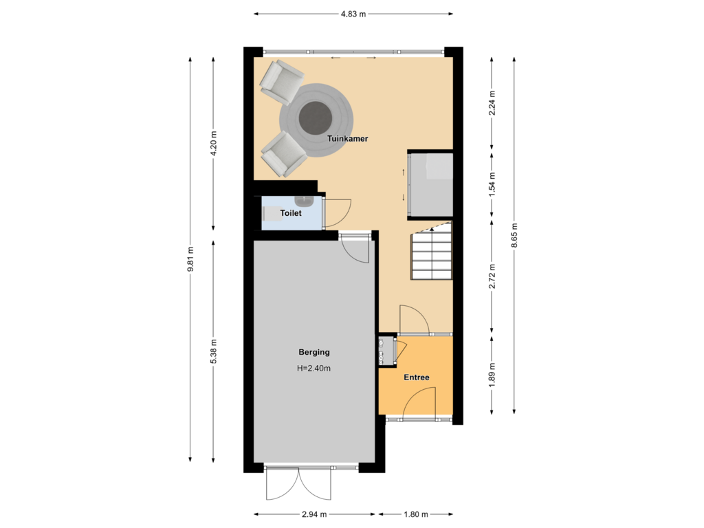 Bekijk plattegrond van First floor van Zandkamp 54