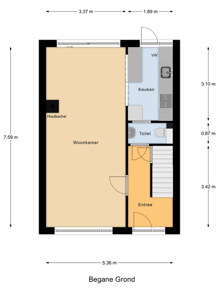 Foto 16 van Vechtstraat 15