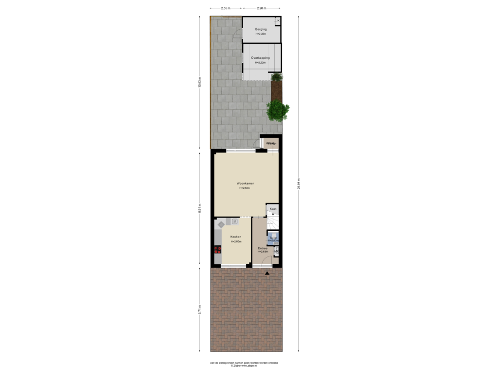 Bekijk plattegrond van Begane grond Tuin van Karveel 4