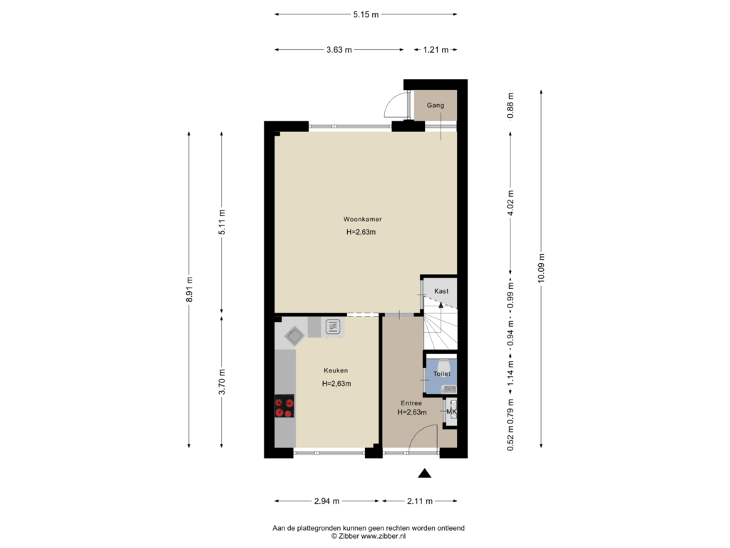 Bekijk plattegrond van Begane grond van Karveel 4