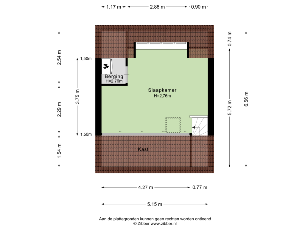 Bekijk plattegrond van Tweede Verdieping van Karveel 4