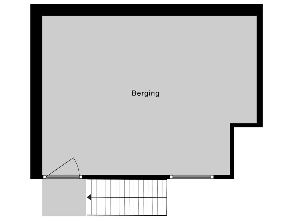 Bekijk plattegrond van Garage verdieping van Cornelis de Vriesweg 26