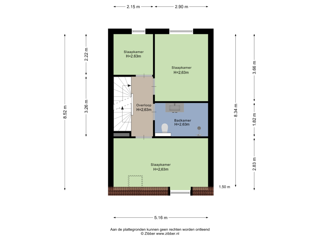 Bekijk plattegrond van Eerste verdieping van Catsstraat 22