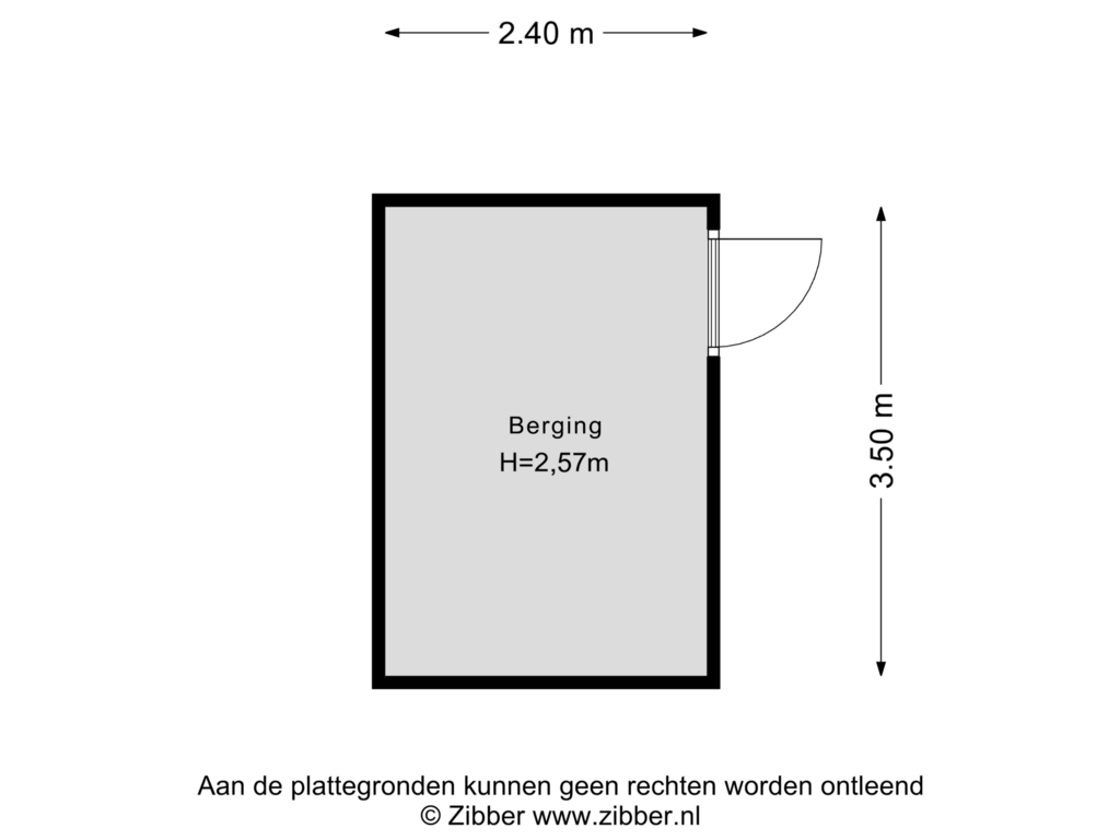 Bekijk plattegrond van Berging van Catsstraat 22