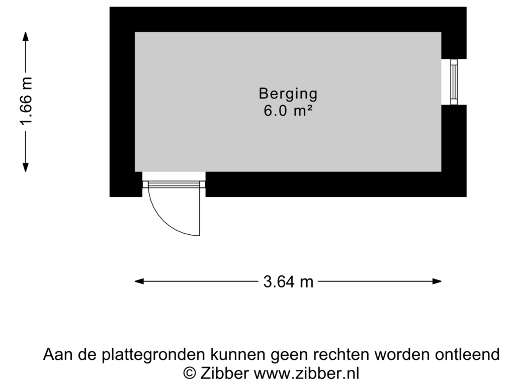 Bekijk plattegrond van Berging van Hollandseweg 40