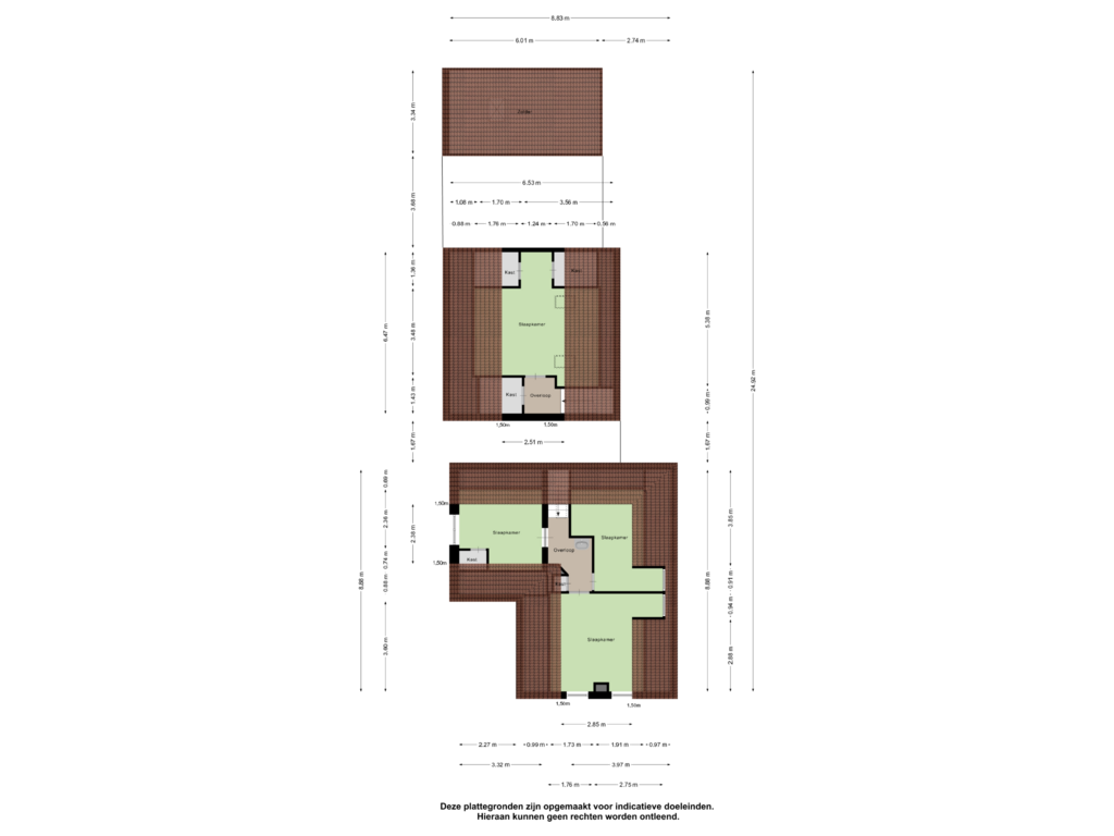 Bekijk plattegrond van Eerste Verdieping van Badstraat 1