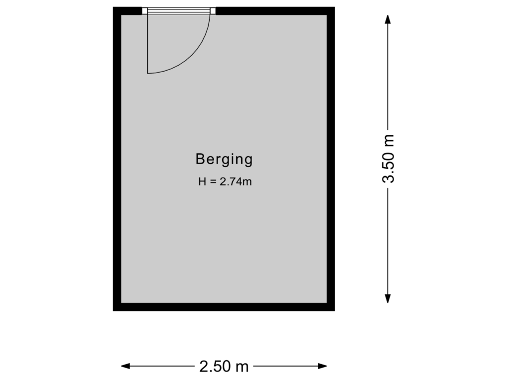 Bekijk plattegrond van Berging van Monseigneur van Steelaan 392