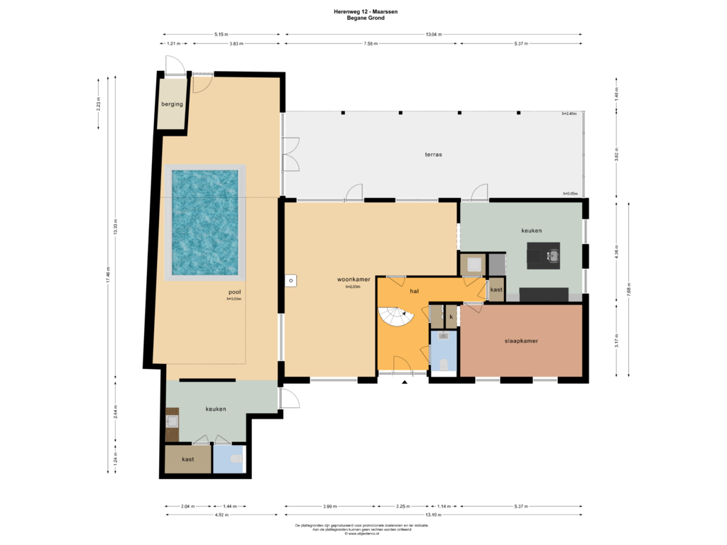 Bekijk plattegrond van Begane Grond van Herenweg 12