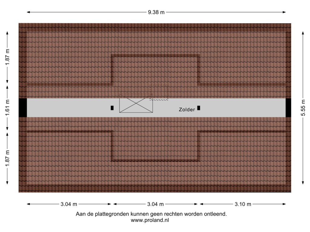 Bekijk plattegrond van 2e Verdieping van Berkenstraat 18