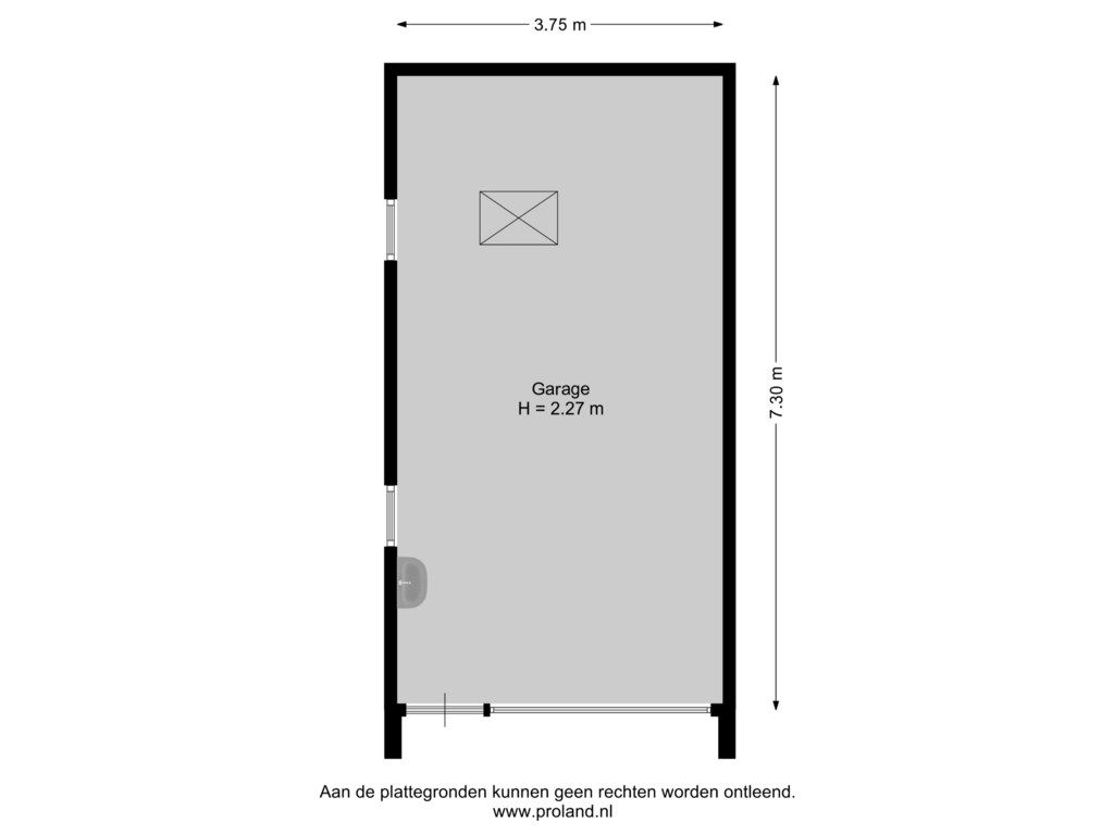 Bekijk plattegrond van Garage van Berkenstraat 18