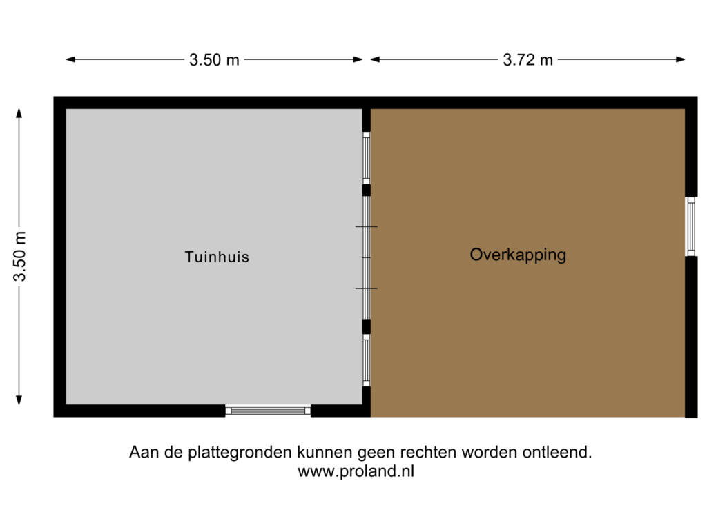 Bekijk plattegrond van Tuinhuis van Berkenstraat 18