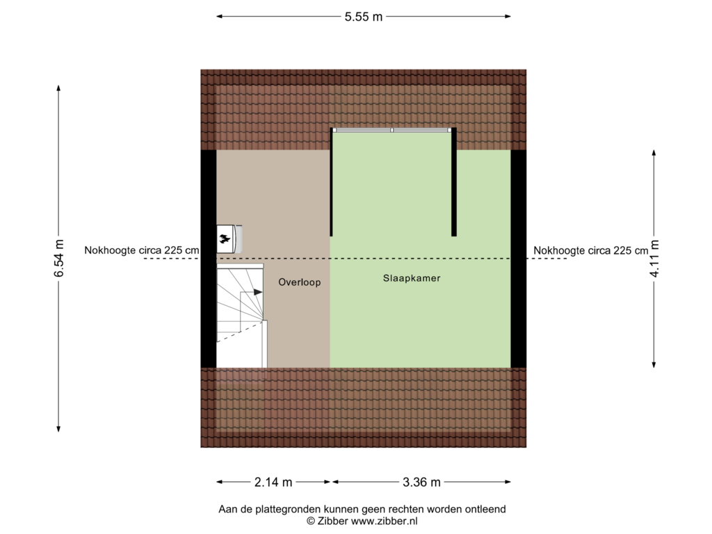 Bekijk plattegrond van Tweede verdieping van Prinses Margrietstraat 30