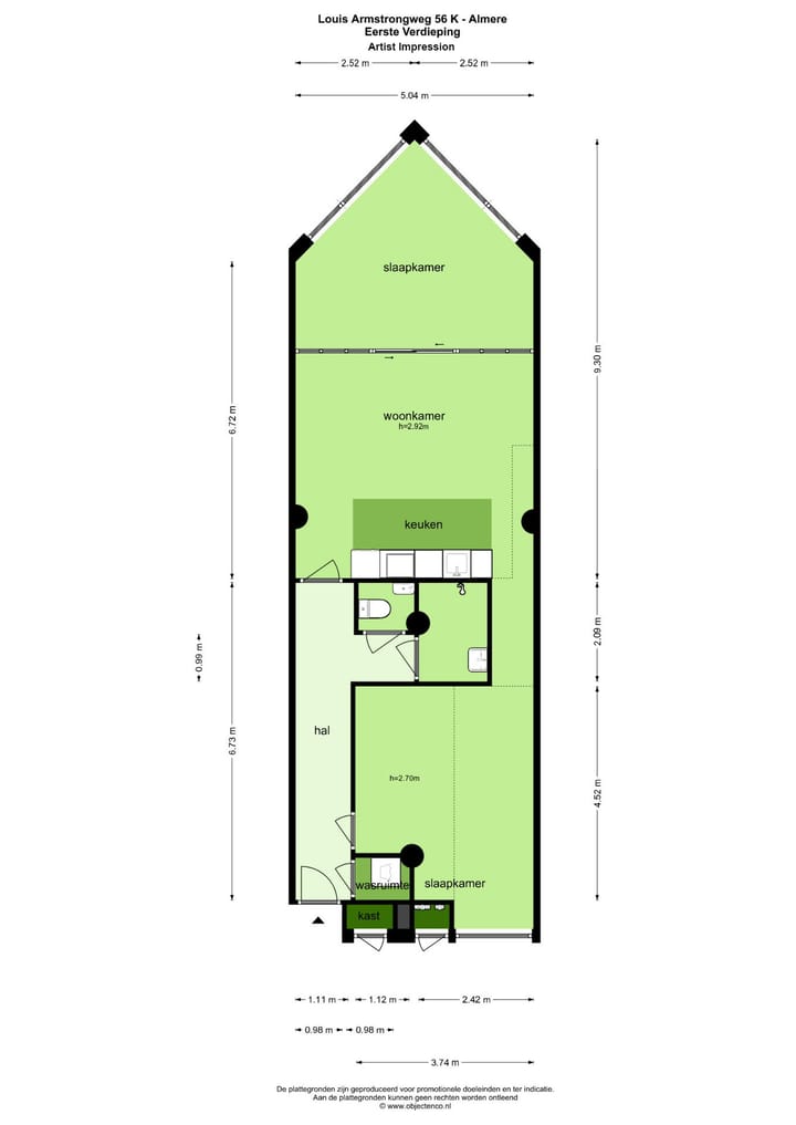 Foto 31 van Louis Armstrongweg 56-K