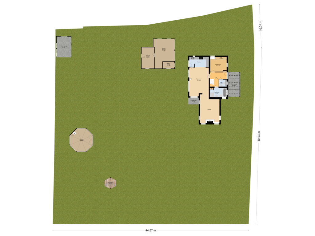 View floorplan of Begane Grond Tuin of Reinous Reed 10