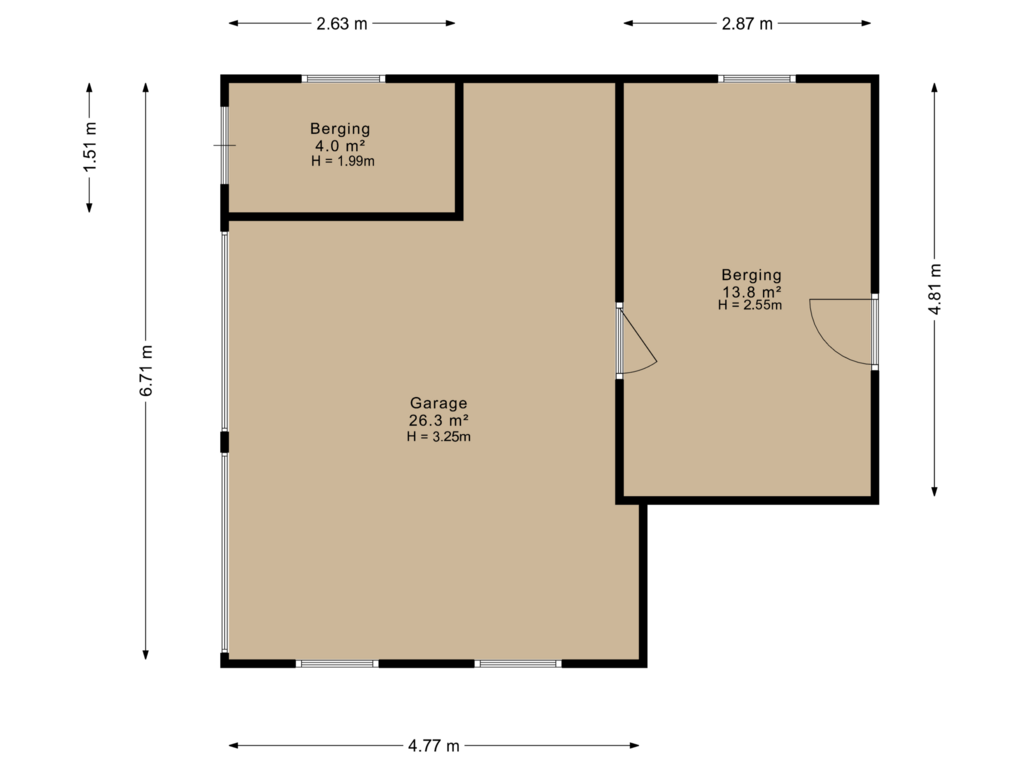 View floorplan of Garage of Reinous Reed 10