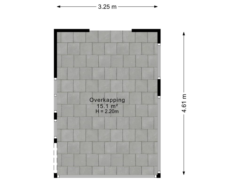 View floorplan of Overkapping 1 of Reinous Reed 10