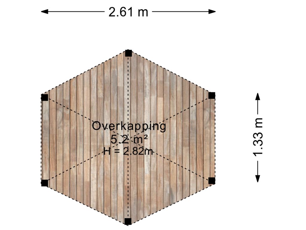 View floorplan of Overkapping 2 of Reinous Reed 10