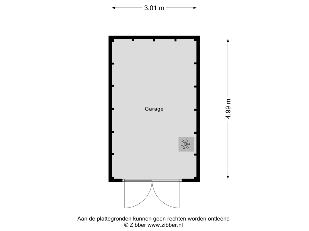 View floorplan of Garage of Foarwei 21-44