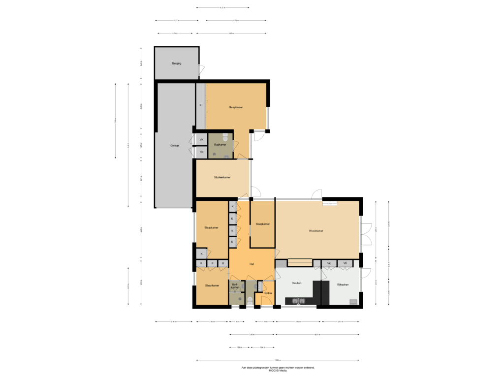 Bekijk plattegrond van Begane Grond van Laan van Moerkerken 45