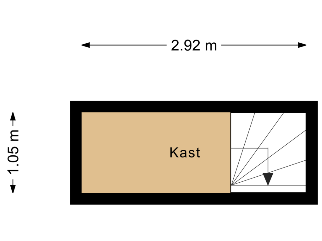 View floorplan of Kelder of Generaal Van Swietenlaan 8