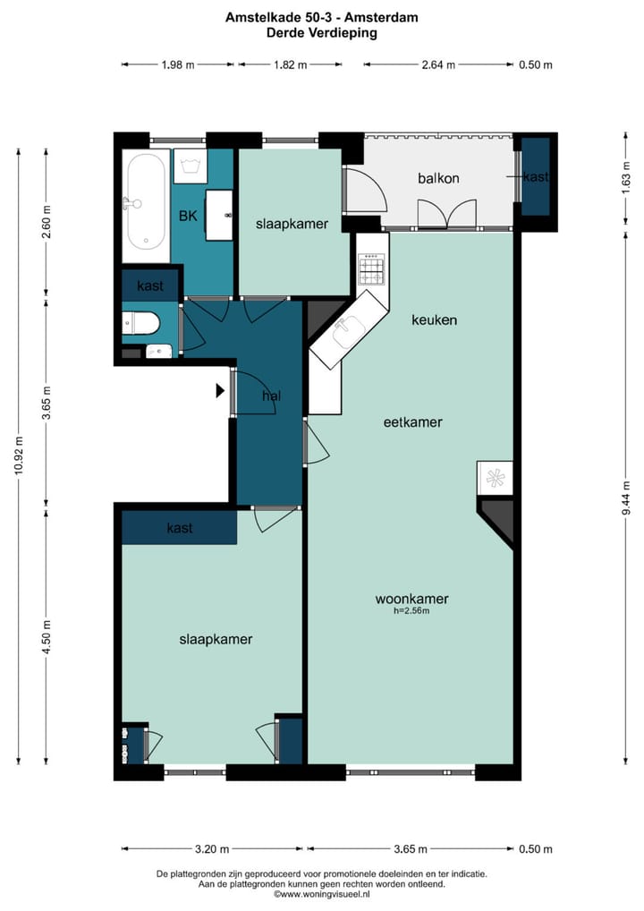 Foto 26 van Amstelkade 50-3