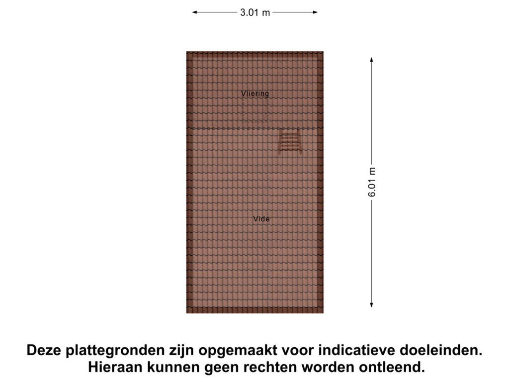 View floorplan of Garage  Vliering of Hopmande 7