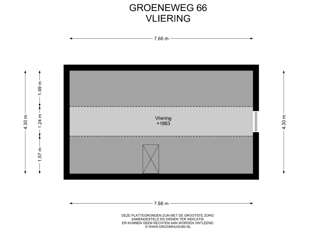 Bekijk plattegrond van Vliering van Groeneweg 66