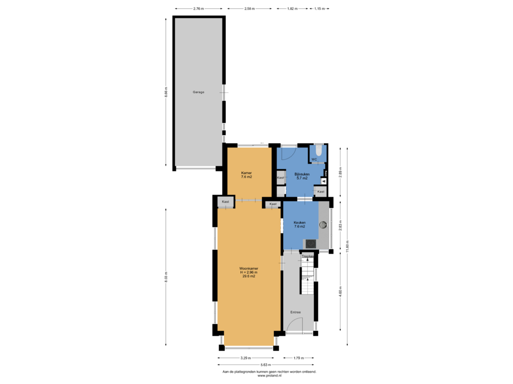 Bekijk plattegrond van Begane Grond van Tukseweg 49