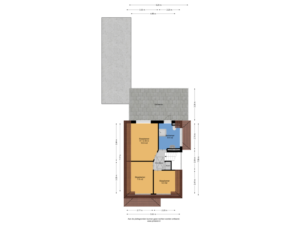 Bekijk plattegrond van 1e Verdieping van Tukseweg 49