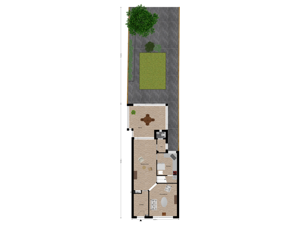 Bekijk plattegrond van Begane Grond_Tuin van Elsenerstraat 58