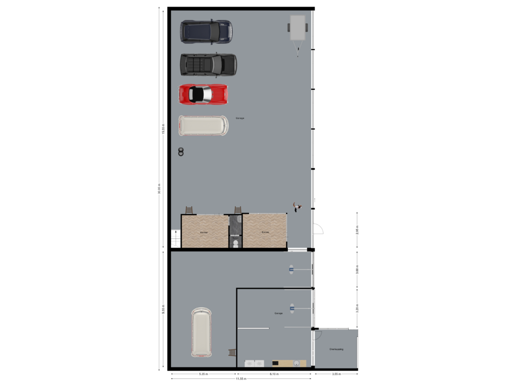 Bekijk plattegrond van Hal van Elsenerstraat 58