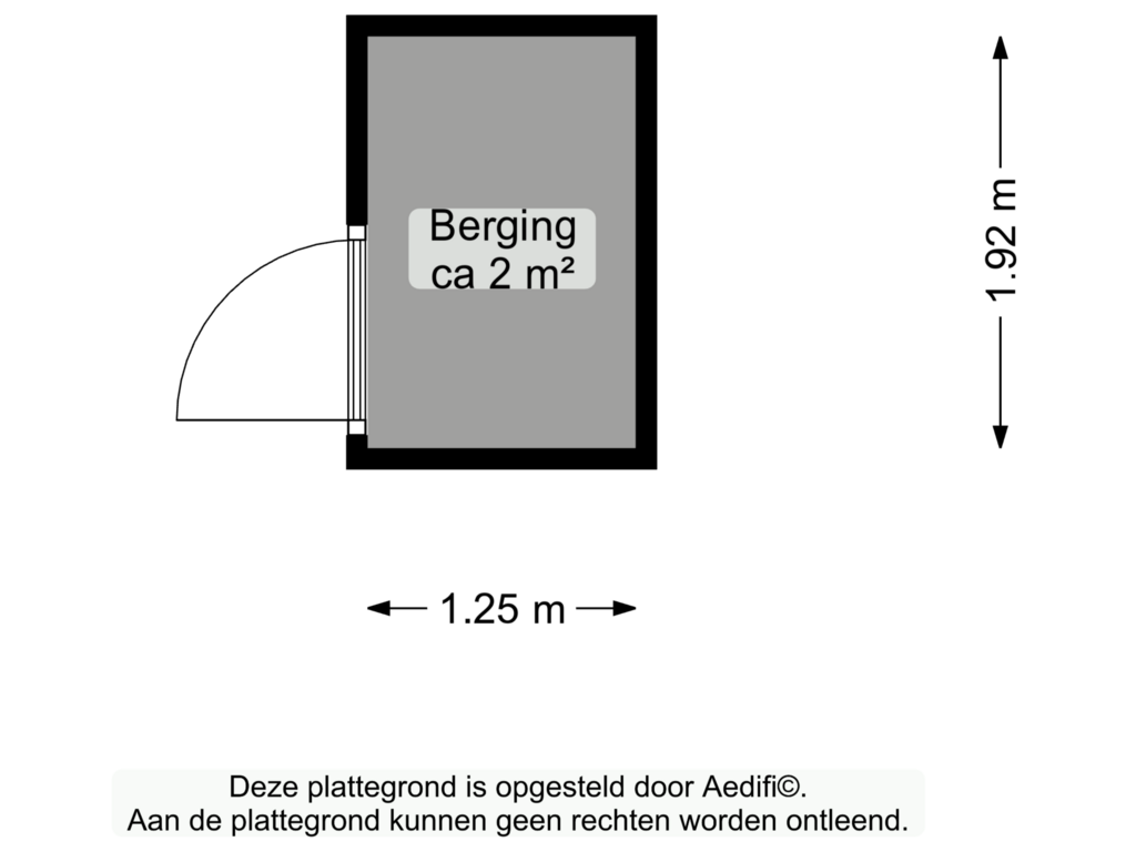 Bekijk plattegrond van Berging van Koldakker 26