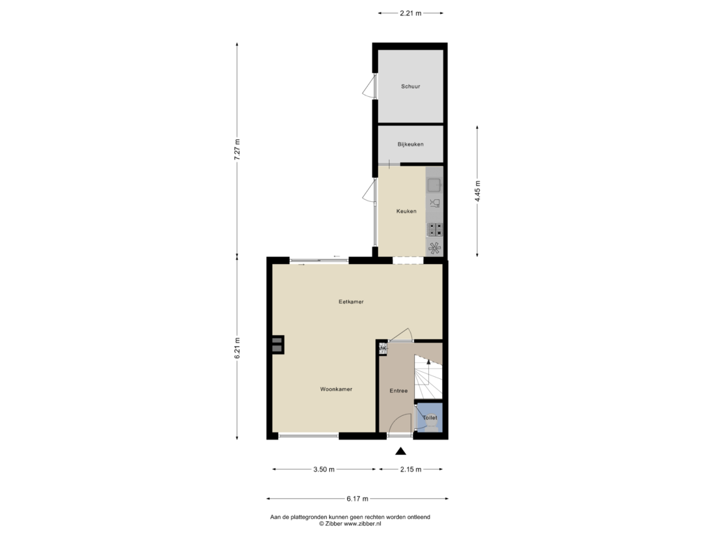 Bekijk plattegrond van Begane Grond van Gondalaan 66