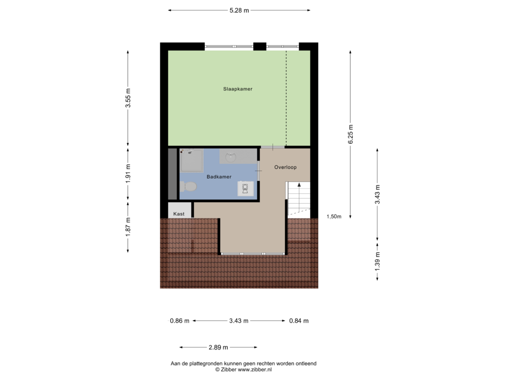 Bekijk plattegrond van Eerste Verdieping van Campergeestweg 9