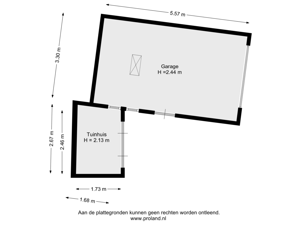 Bekijk plattegrond van Garage van Tuindorpweg 47